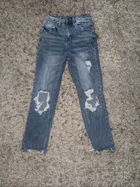 Windsor Distressed Light Blue Boyfriend Jeans